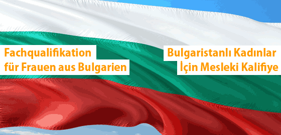 Fachqualifikation für Frauen aus Bulgarien - Bulgarische Flagge - Pixabay